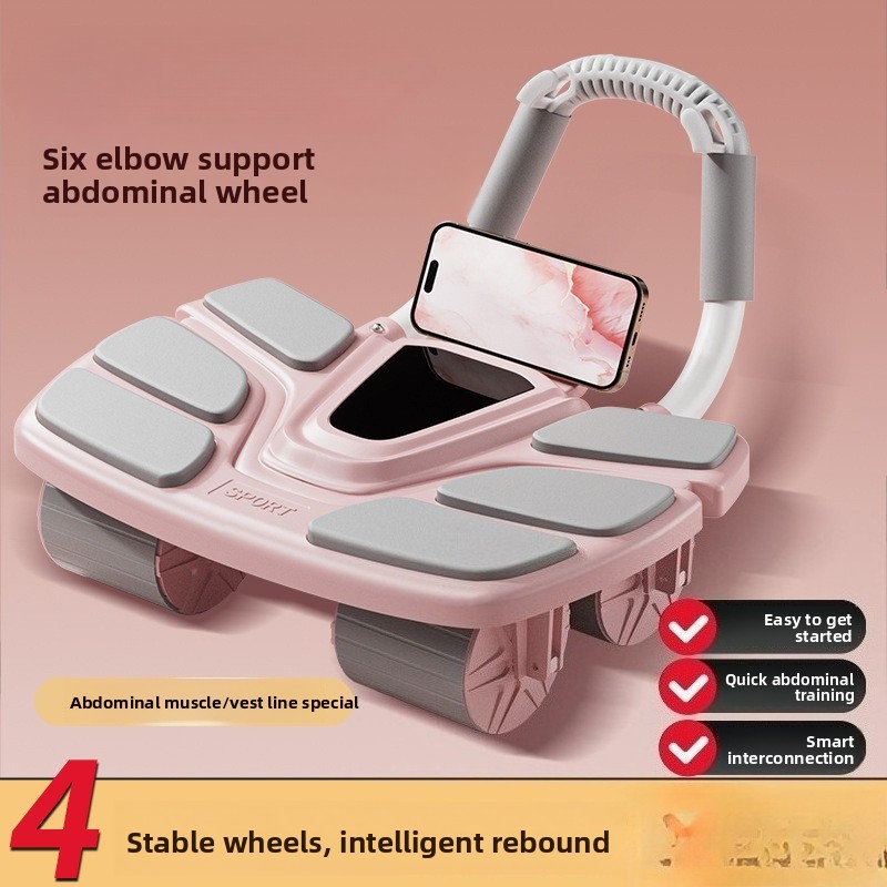 Ab Roller Wheel With Elbow Support - Wałek do ćwiczeń brzucha z podparciem