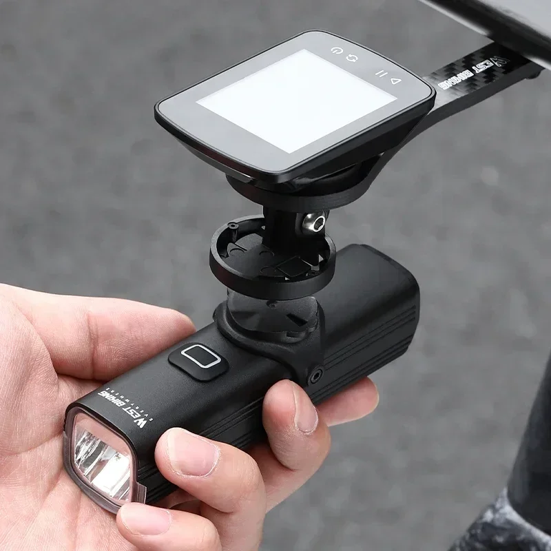 Rechargeable Bicycle Headlight 1000 Lumen - WEST BIKING reflektor rowerowy z mechanizmem