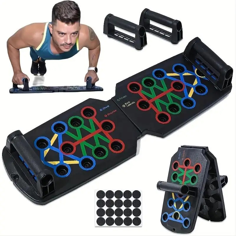 Push Up Board Foldable Multi Function - Przenośny wielofunkcyjny zestaw desek do push-up