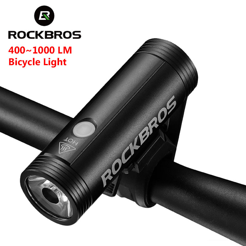Rechargeable Bicycle Headlight 1000 Lumen - ROCKBROS lampka rowerowa przednia latarka rowerowa