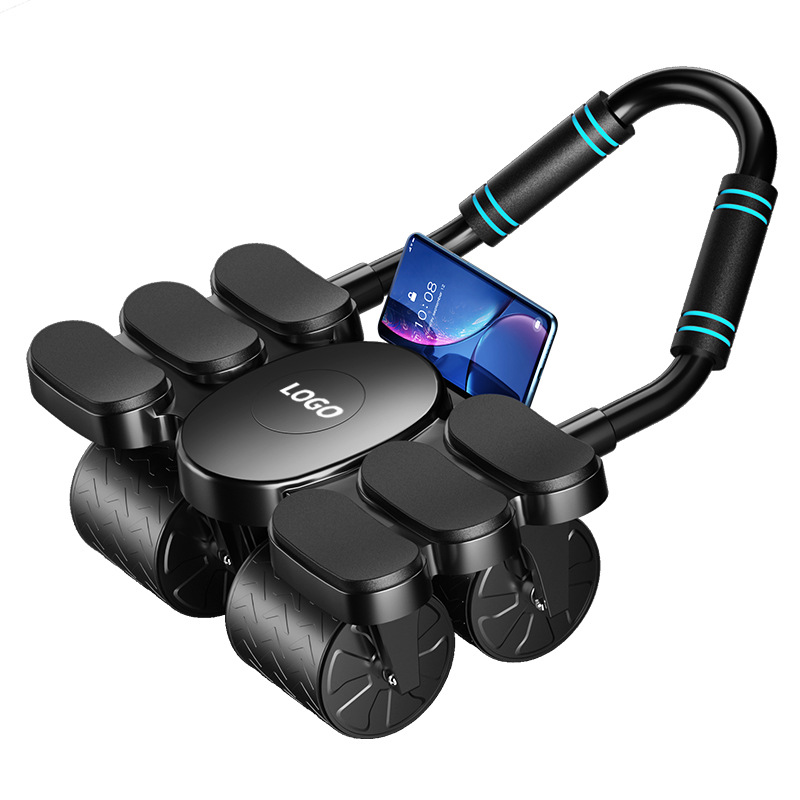 Ab Roller Wheel With Elbow Support - Męski przyrząd do treningu mięśni brzucha