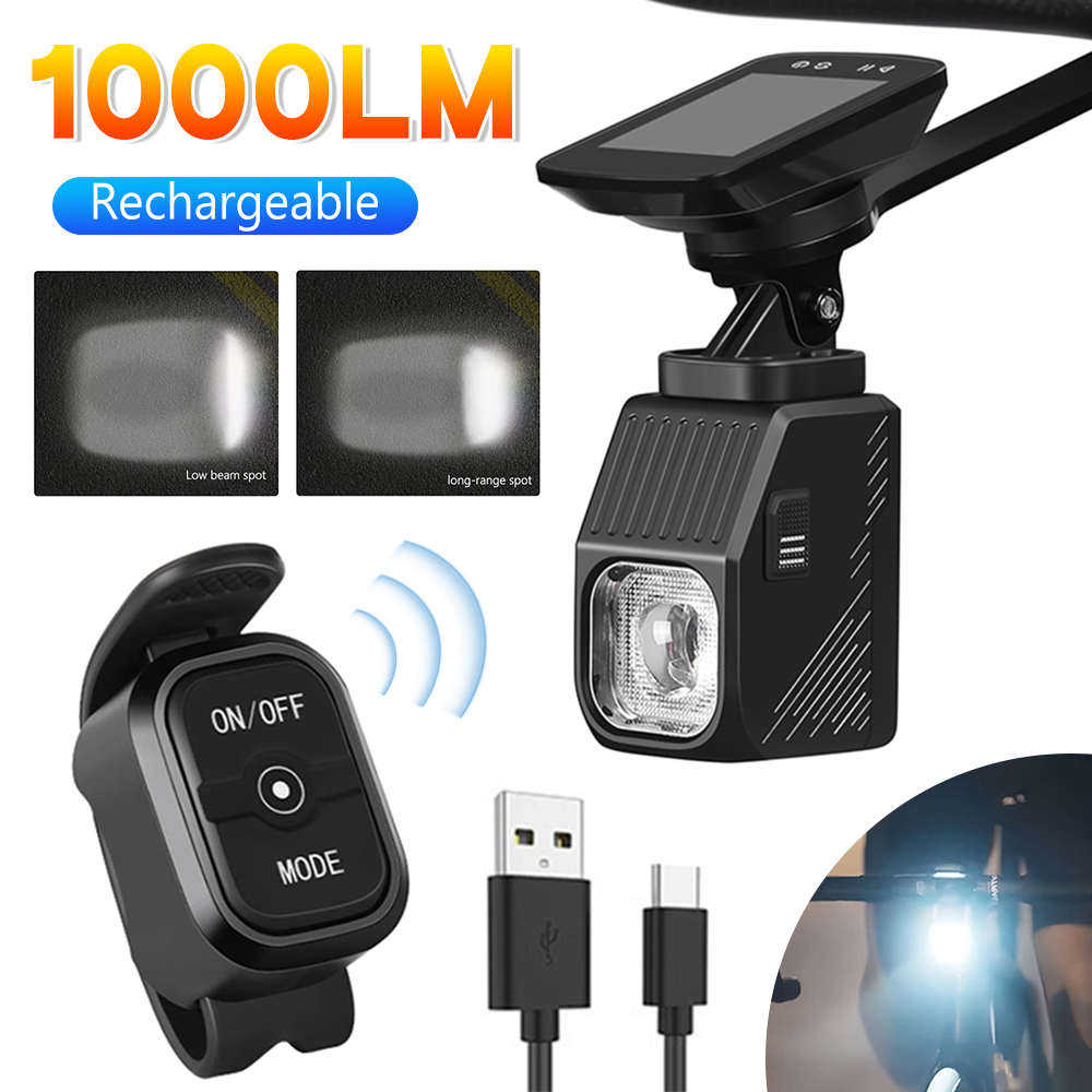 Rechargeable Bicycle Headlight 1000 Lumen - Lampa rowerowa o wysokiej jasności 1000