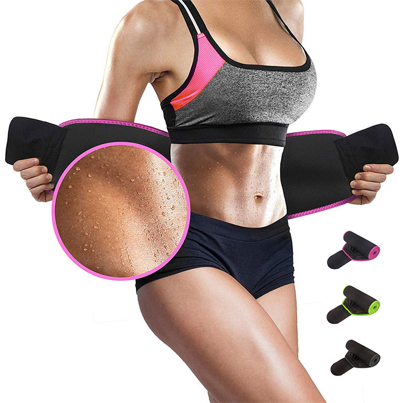 Sweat Waist Trainer Belt Neoprene - 1PC Pas wyszczuplający talię Pas odchudzający
