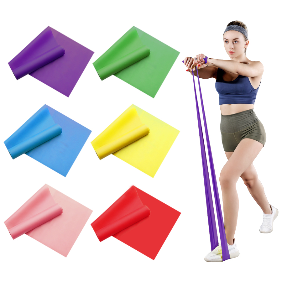 Pilates Bar Kit With Resistance Bands - 2/3/4/6 szt. Gumowe Taśmy do Jogi: