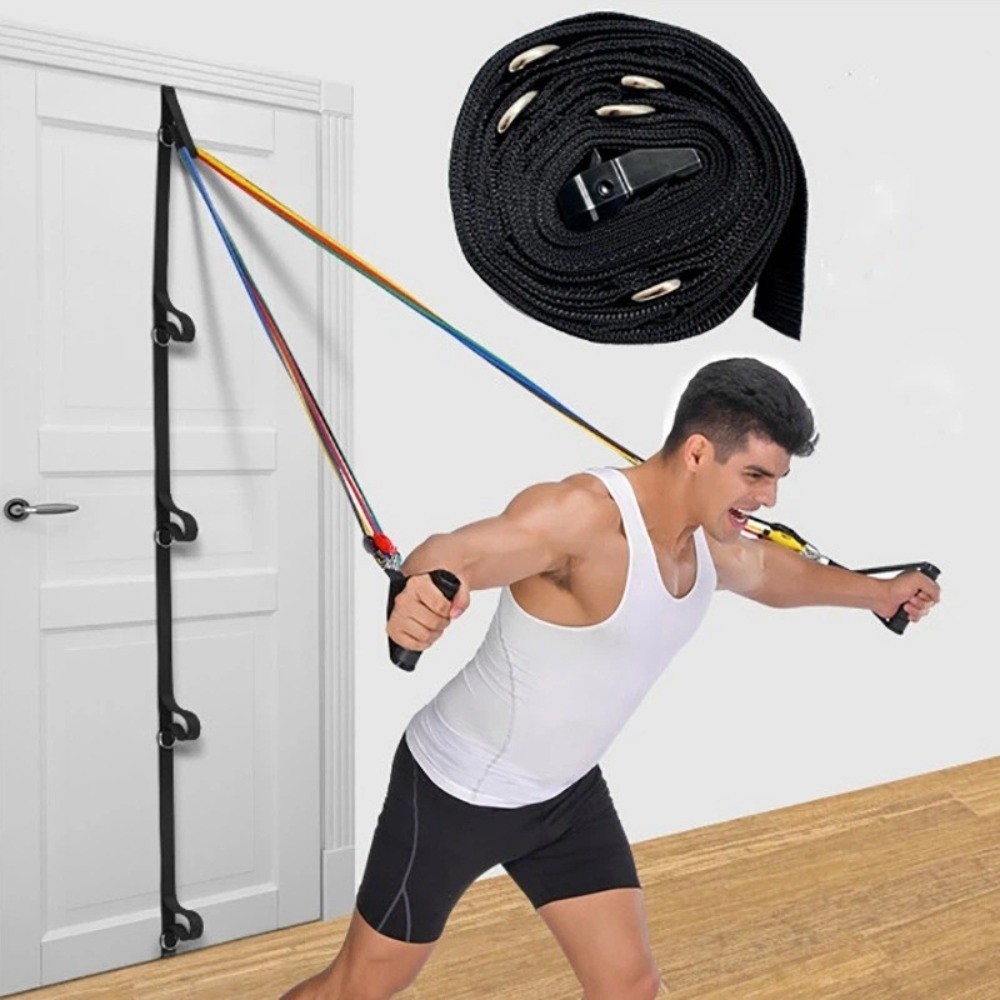 Resistance Bands Set With Handles - Pasek do ćwiczeń w domu mocowany