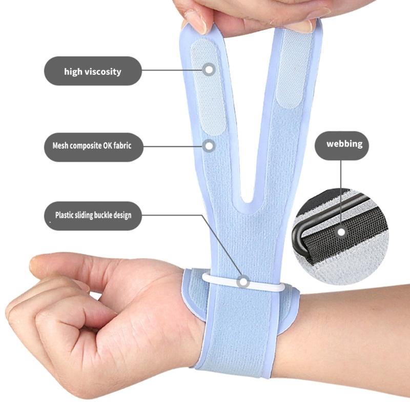 Wrist Wraps Weightlifting Support - Opaska stabilizująca nadgarstek 652F z regulowanym
