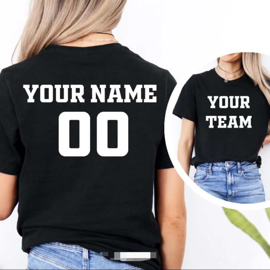 Team Sports - Spersonalizowana koszulka sportowa z własnym imieniem,