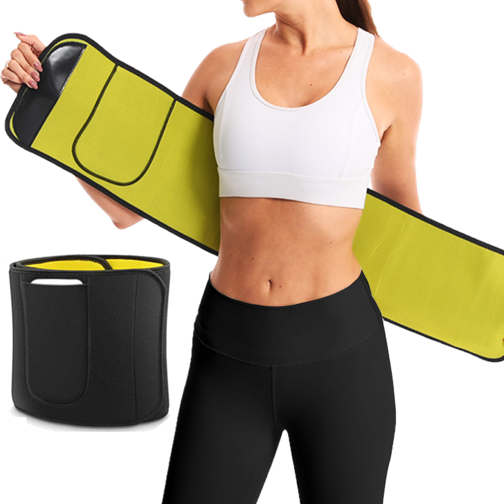 Sweat Waist Trainer Belt Neoprene - Damski pas wyszczuplający do sauny, pas