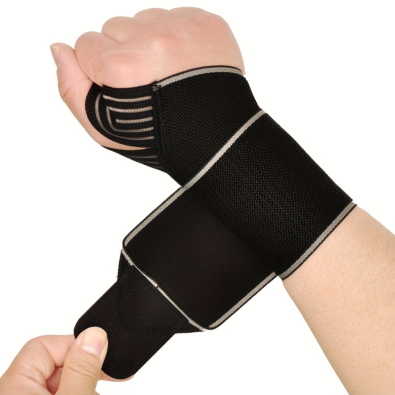 Wrist Wraps Weightlifting Support - 1 szt. Regulowany pasek podtrzymujący nadgarstek