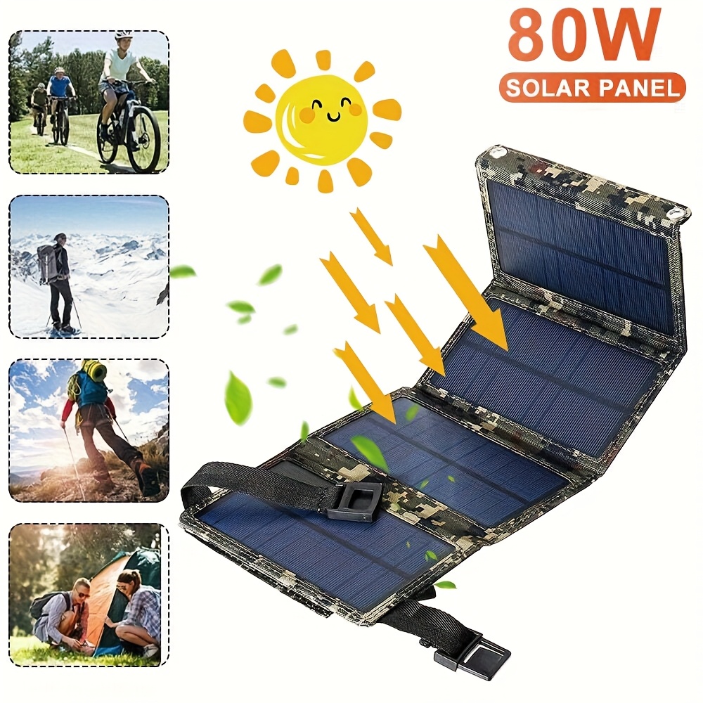 Camping - [Panel słoneczny] Przenośny składany panel słoneczny