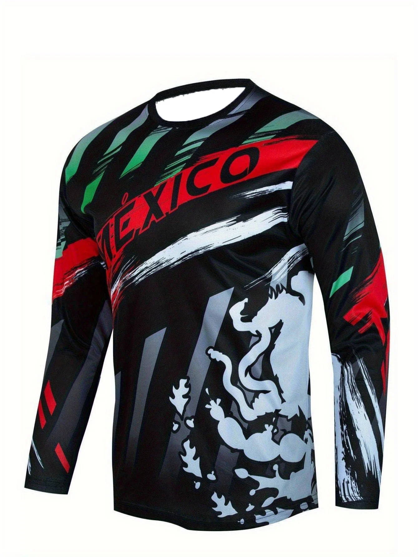 Cycling - Męska oddychająca koszulka rowerowa do enduro,