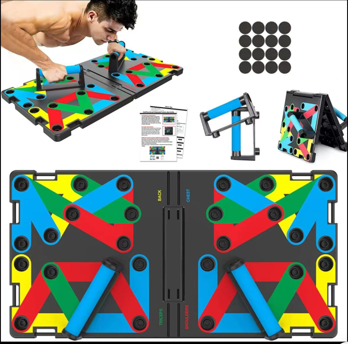 Push Up Board Foldable Multi Function - Wielofunkcyjna składana deska do pompowania Przenośne