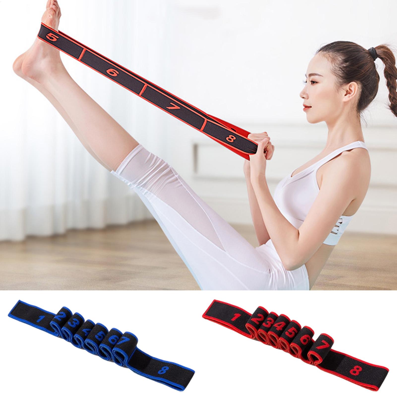 Pilates Bar Kit With Resistance Bands - Elastyczny pasek do jogi, przenośny, antypoślizgowy,
