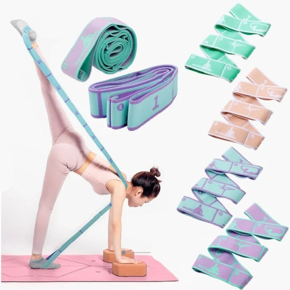 Pilates Bar Kit With Resistance Bands - Elastyczne gumy do jogi, pas do