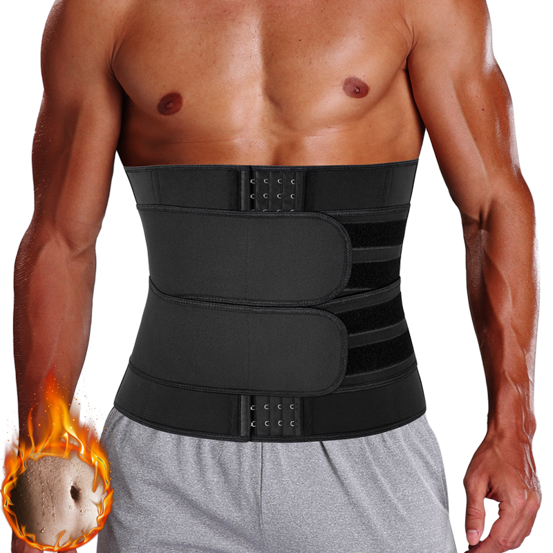 Sweat Waist Trainer Belt Neoprene - Neoprenowy gorset treningowy dla mężczyzn Trening