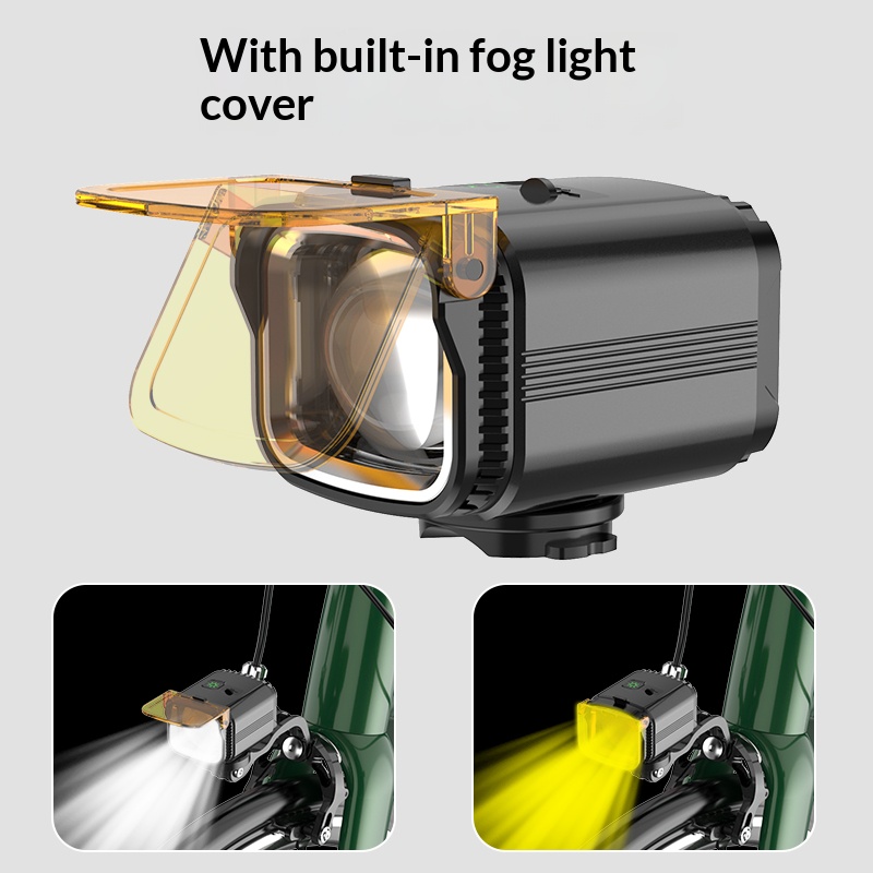 Rechargeable Bicycle Headlight 1000 Lumen - OFFBONDAGE Brompton Składana Lampka Rowerowa Przednia