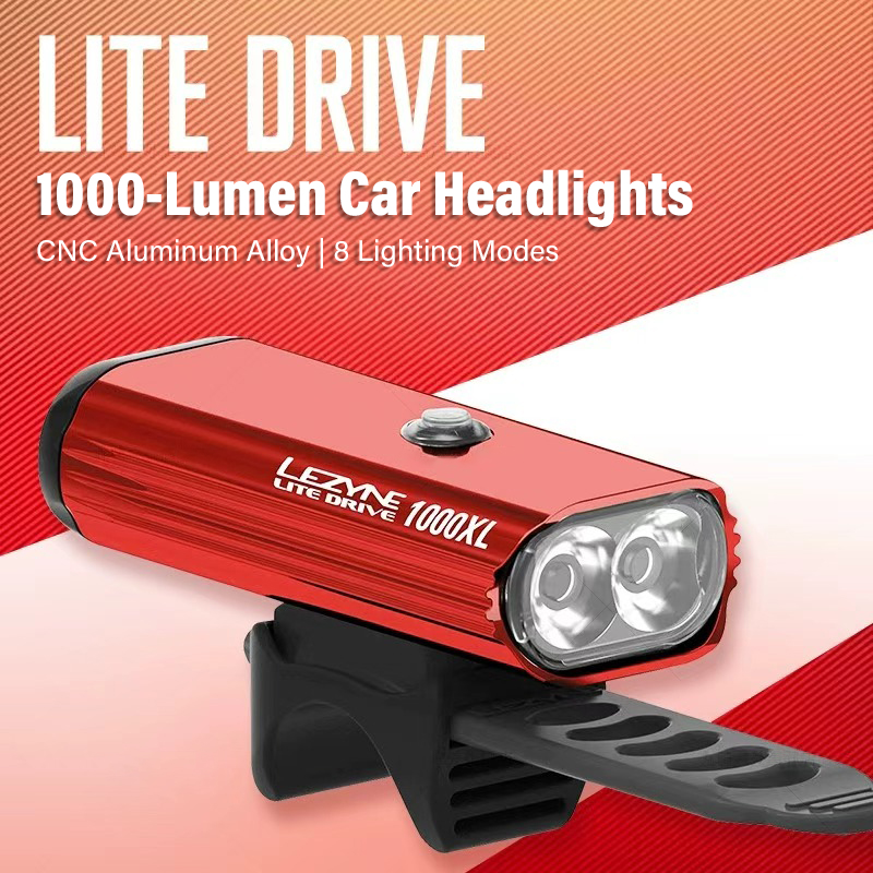 LEZYNE 1000 Lumen Bike Light - – Rechargeable Bicycle Headlight 1000 Lumen recenzja i cena