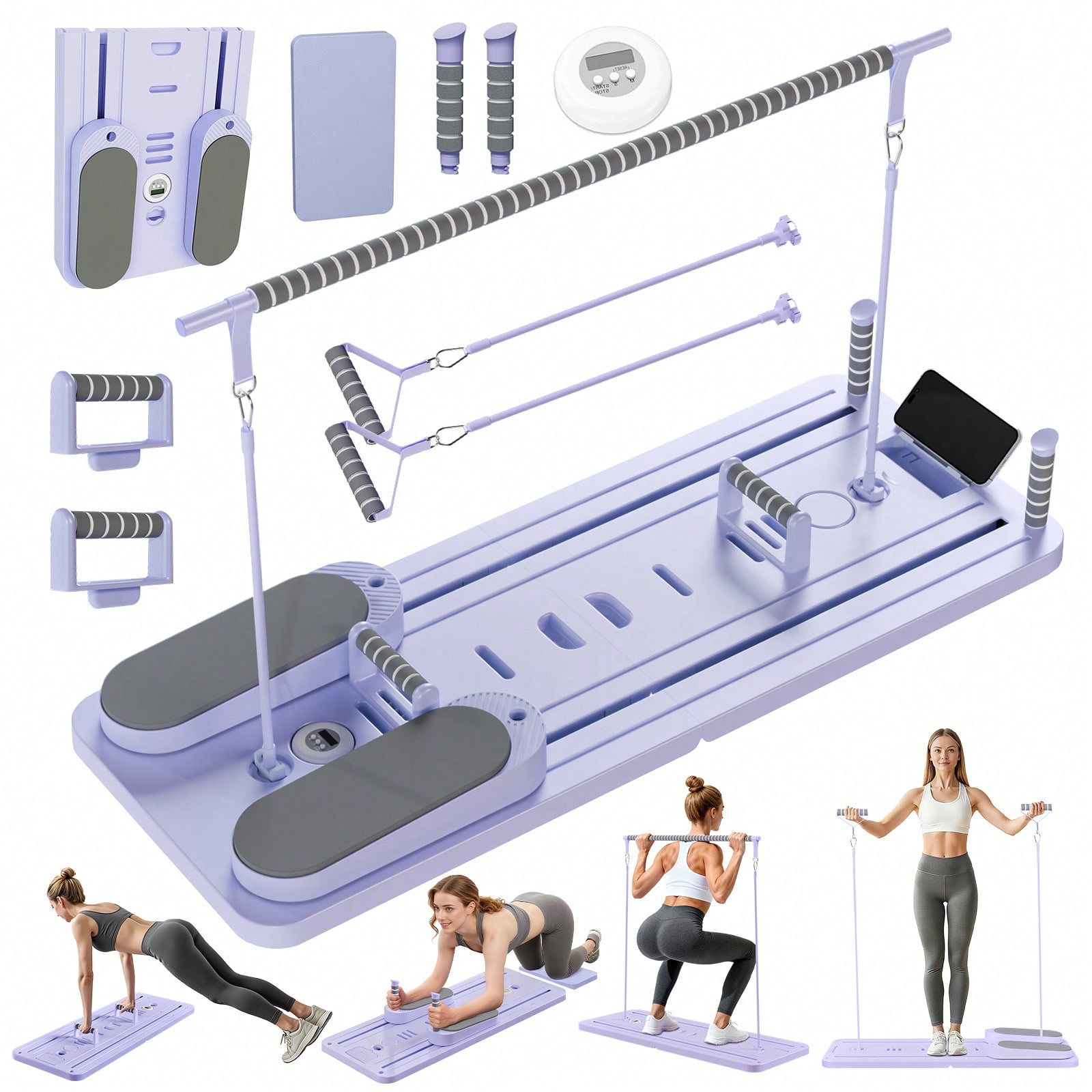 Reformer do pilatesu z drążkie – Fitness Equipment recenzja i cena
