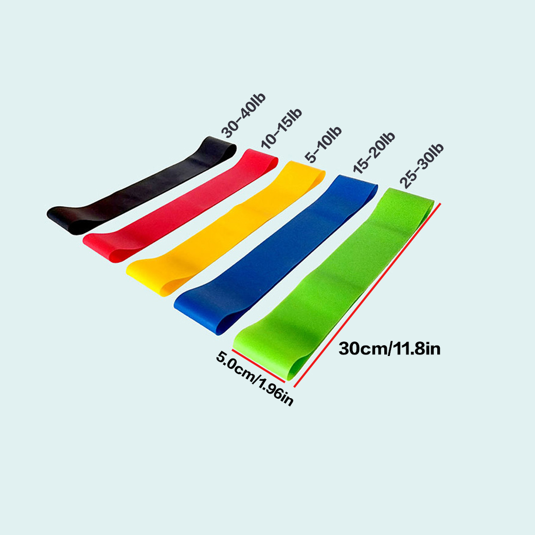 5 szt. Opaska oporowa do jogi  – Pilates Bar Kit With Resistance Bands recenzja i cena