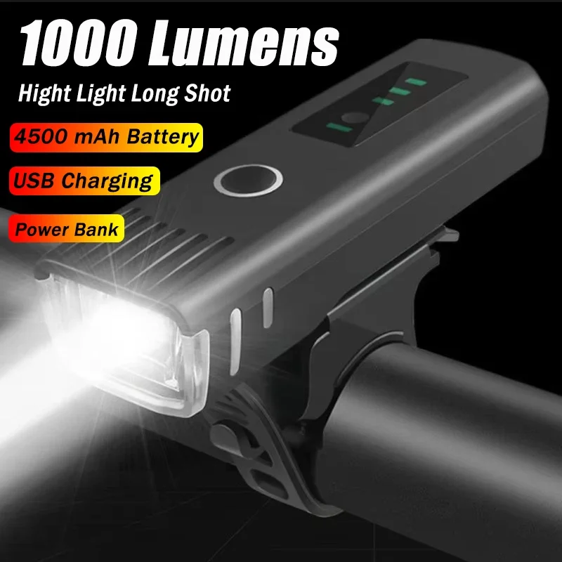 Przednia lampka rowerowa 1000  – Rechargeable Bicycle Headlight 1000 Lumen recenzja i cena
