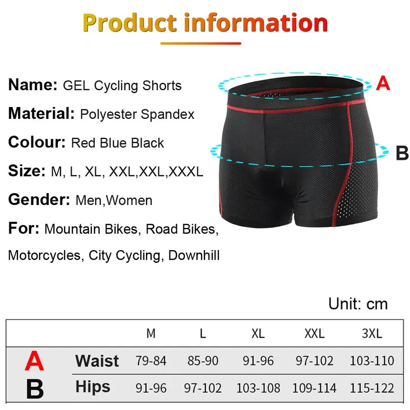 Spodenki rowerowe męskie NEWBO – Padded Cycling Shorts 5D Gel recenzja i cena