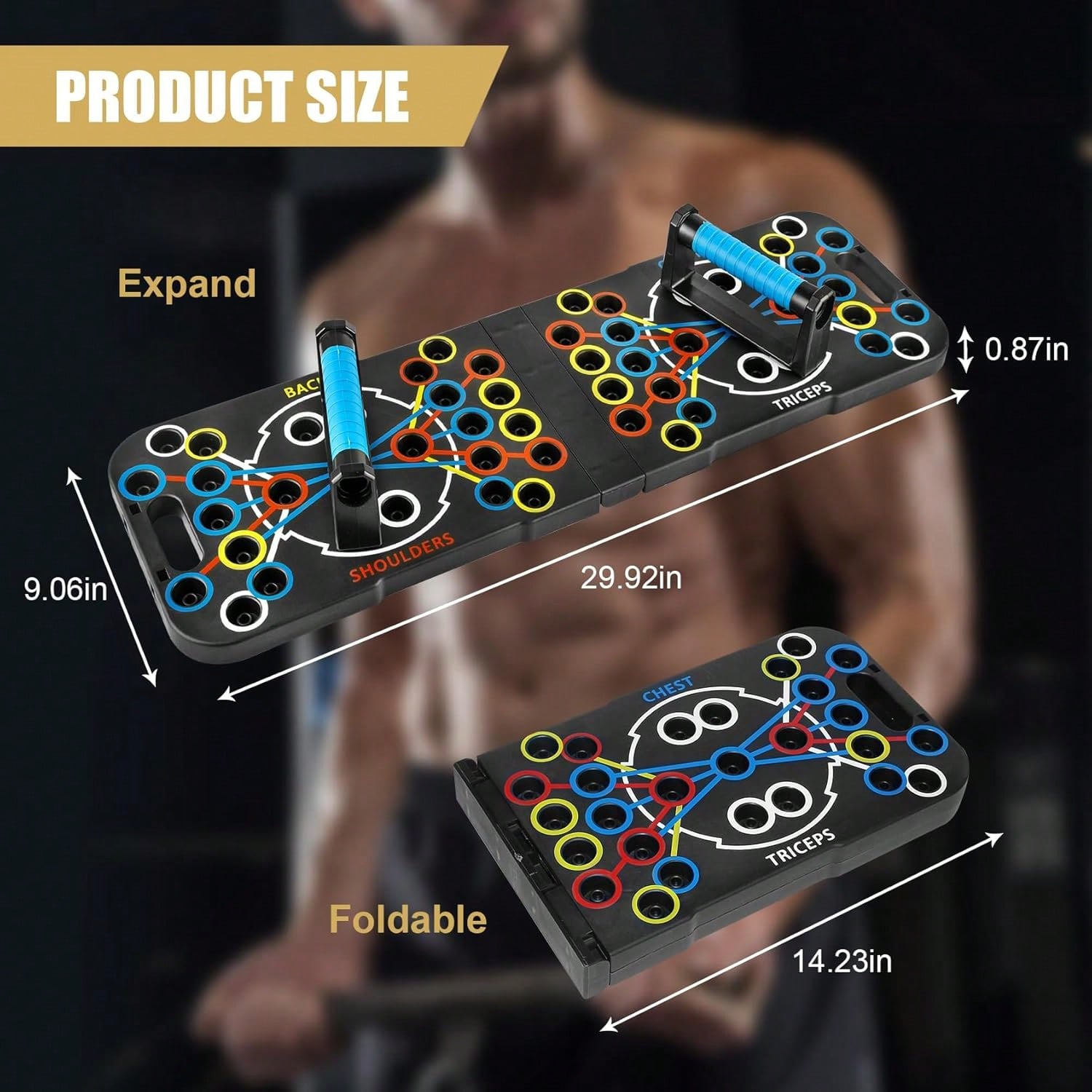 Składany system do ćwiczeń w p – Push Up Board Foldable Multi Function recenzja i cena