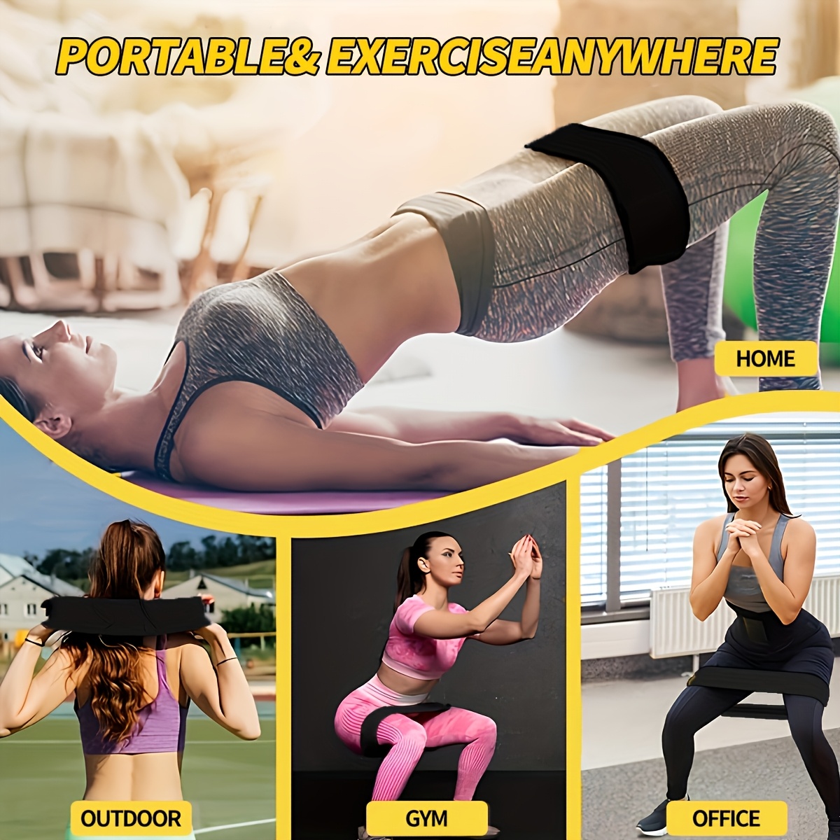Zestaw 3 taśm oporowych, elast – Pilates Bar Kit With Resistance Bands recenzja i cena