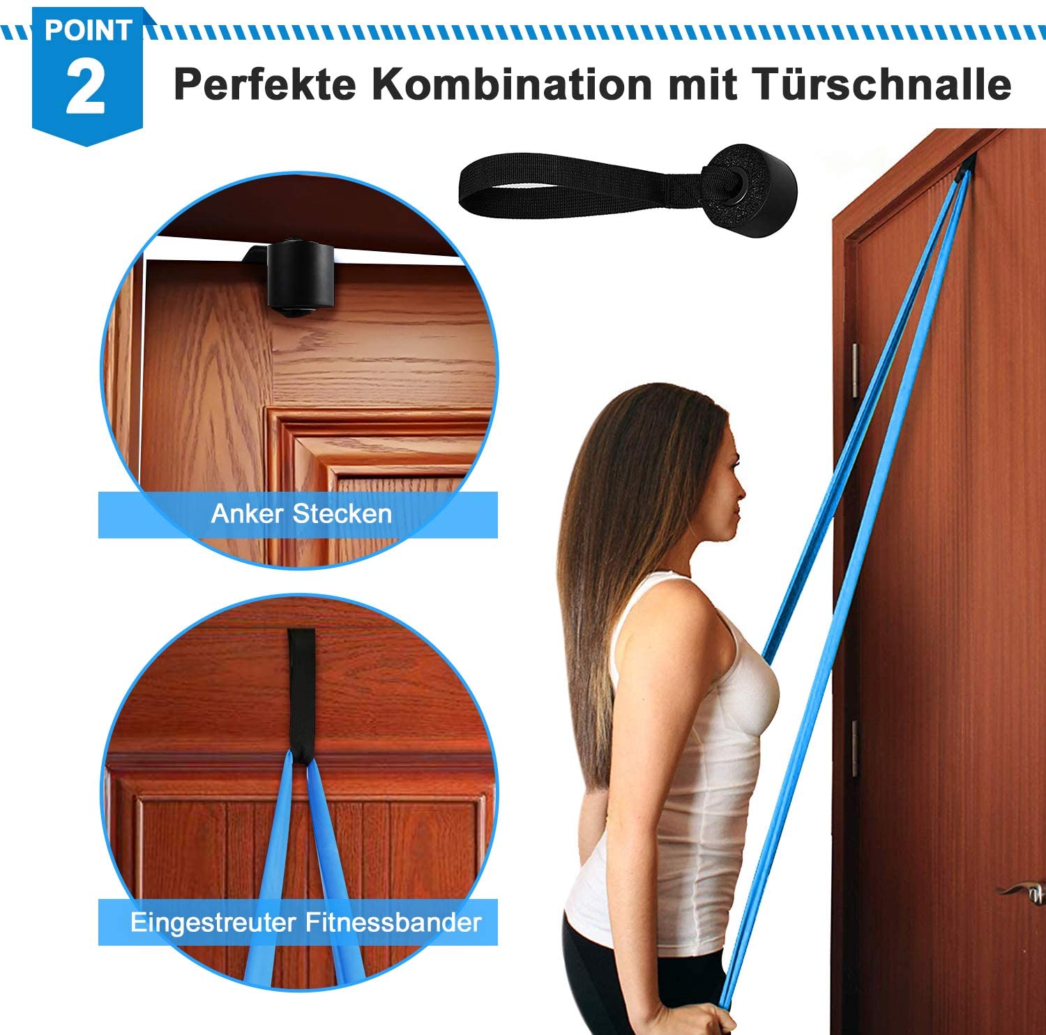 Elastyczne taśmy fitness 3 szt – Pilates Bar Kit With Resistance Bands recenzja i cena