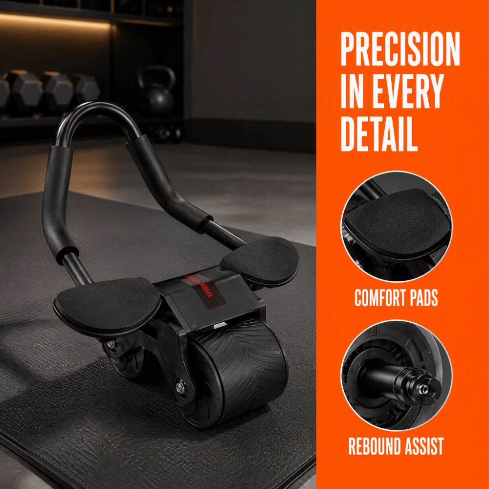 Stalowy wałek do ćwiczeń mięśn – Ab Roller Wheel With Elbow Support recenzja i cena