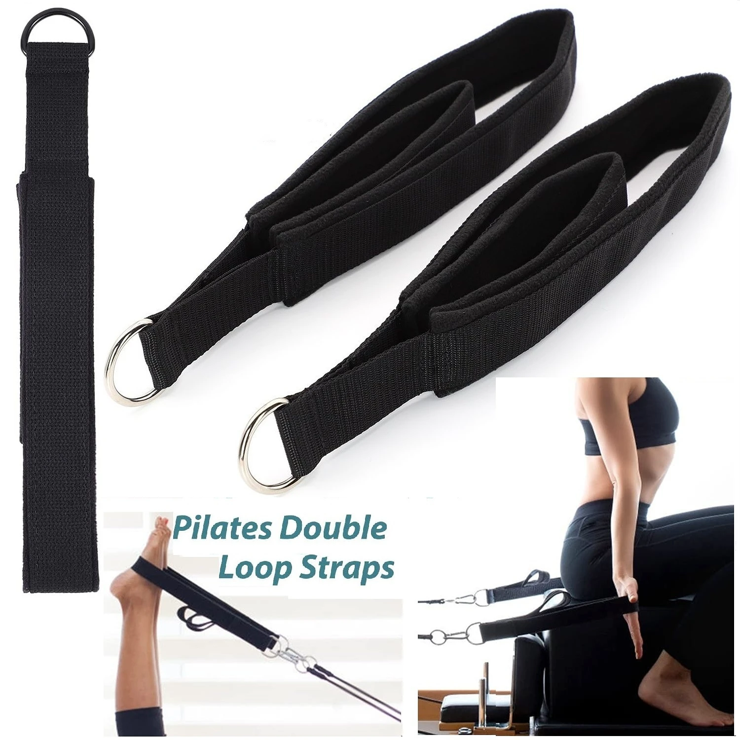 Podwójny elastyczny pierścień  – Pilates Bar Kit With Resistance Bands recenzja i cena