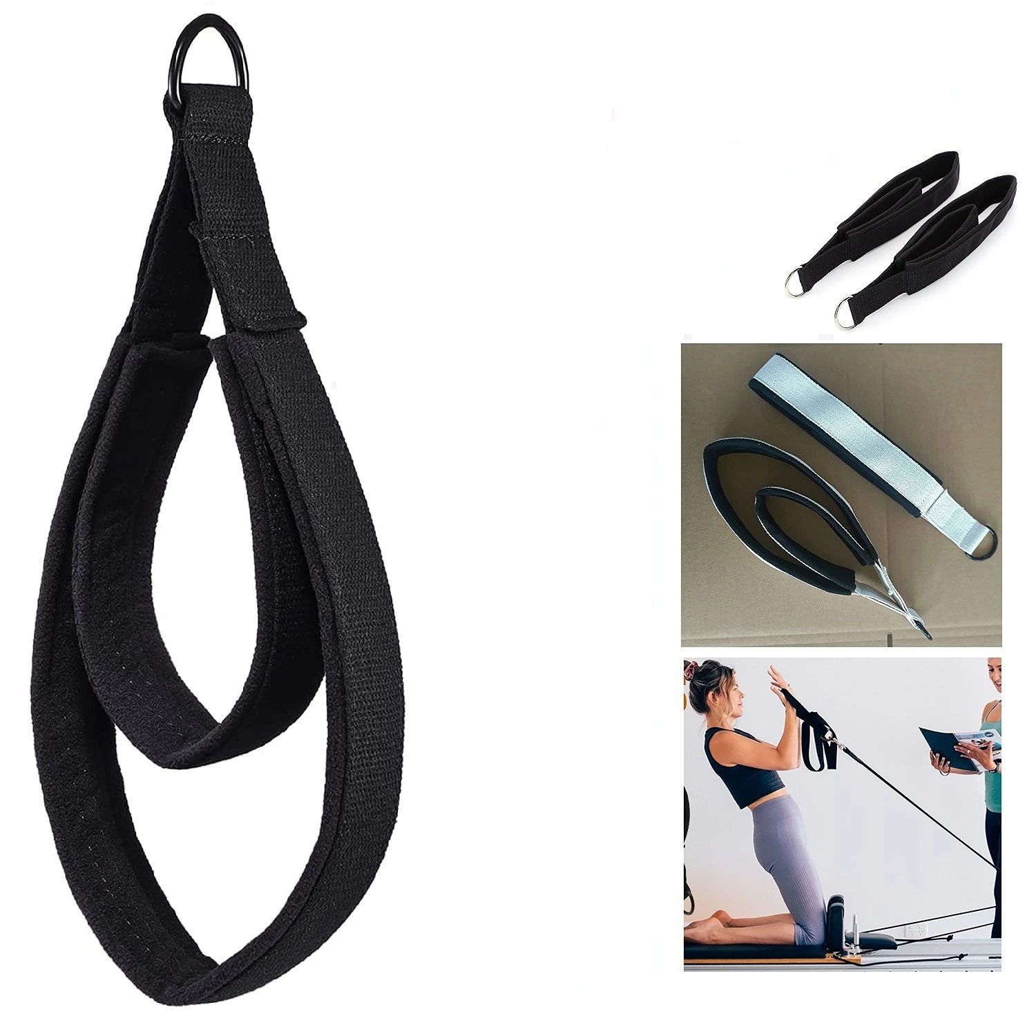 Podwójny elastyczny pierścień  – Pilates Bar Kit With Resistance Bands recenzja i cena