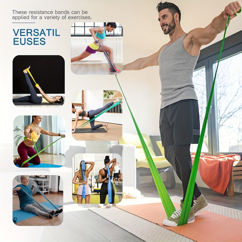 2/3/4/6 szt. Gumowe Taśmy do J – Pilates Bar Kit With Resistance Bands recenzja i cena