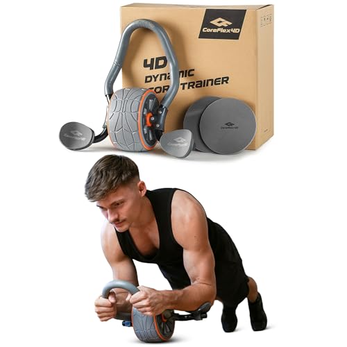 CoreFlex4D Koło do ćwiczeń mię – Ab Roller Wheel With Elbow Support recenzja i cena