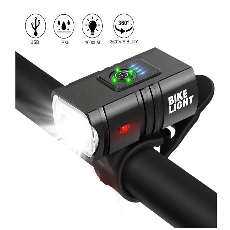 Światła rowerowe 1000 lumenów  – Rechargeable Bicycle Headlight 1000 Lumen recenzja i cena