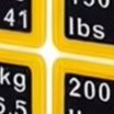 2 szt. żółtych naklejek z waga – Fitness Equipment recenzja i cena