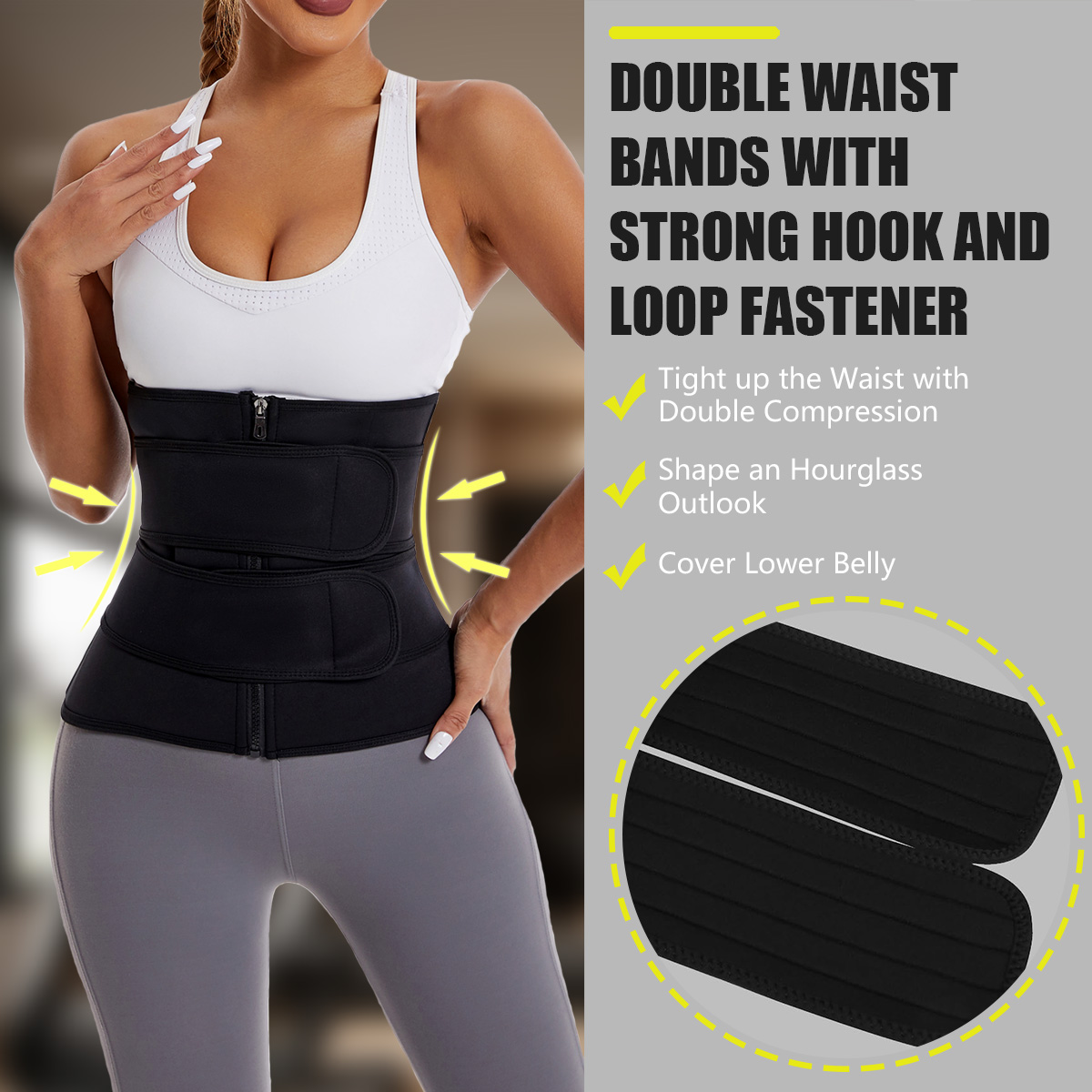 Damski pas wyszczuplający z po – Sweat Waist Trainer Belt Neoprene recenzja i cena