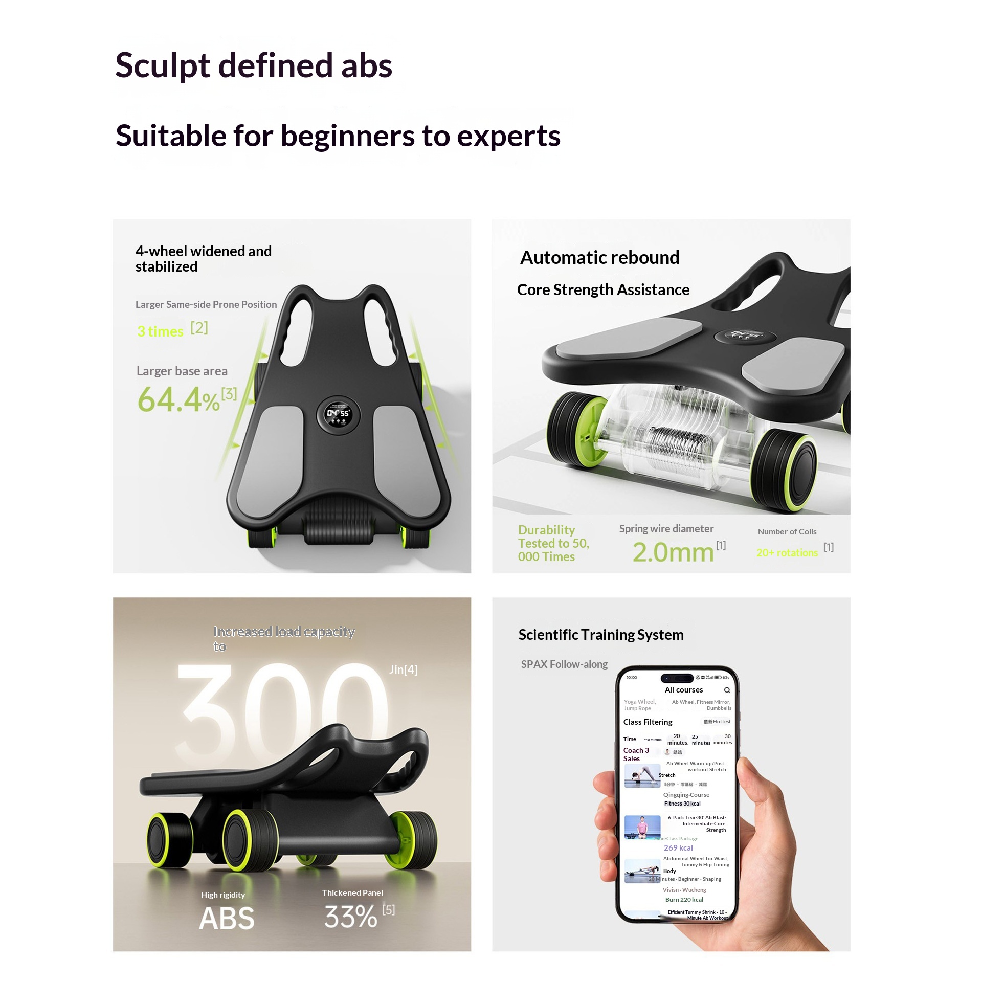 Wałek do ćwiczeń mięśni brzuch – Ab Roller Wheel With Elbow Support recenzja i cena