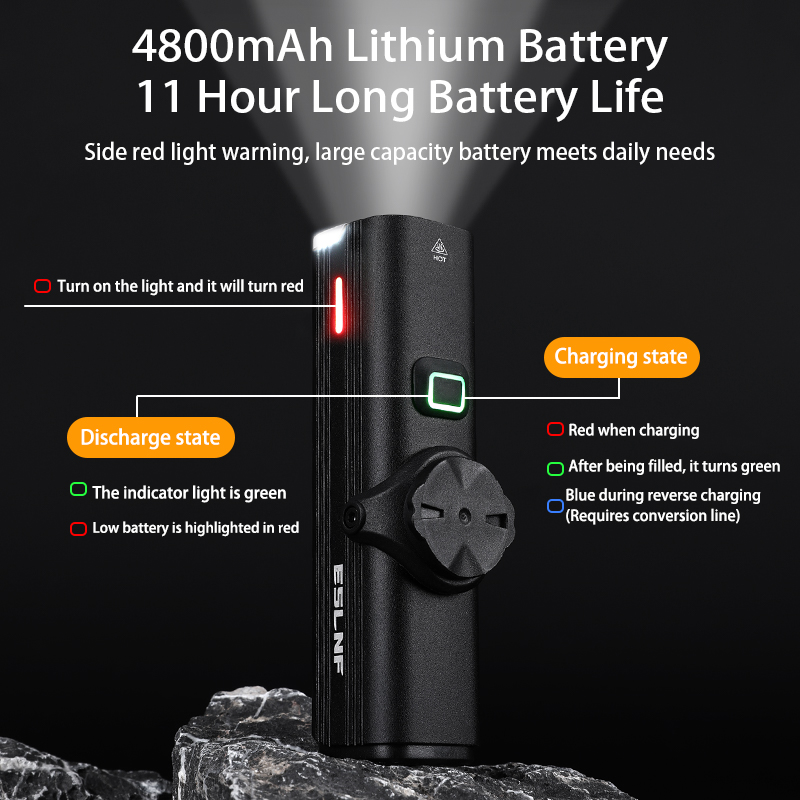 Przednia lampka rowerowa ESLNF – Rechargeable Bicycle Headlight 1000 Lumen recenzja i cena