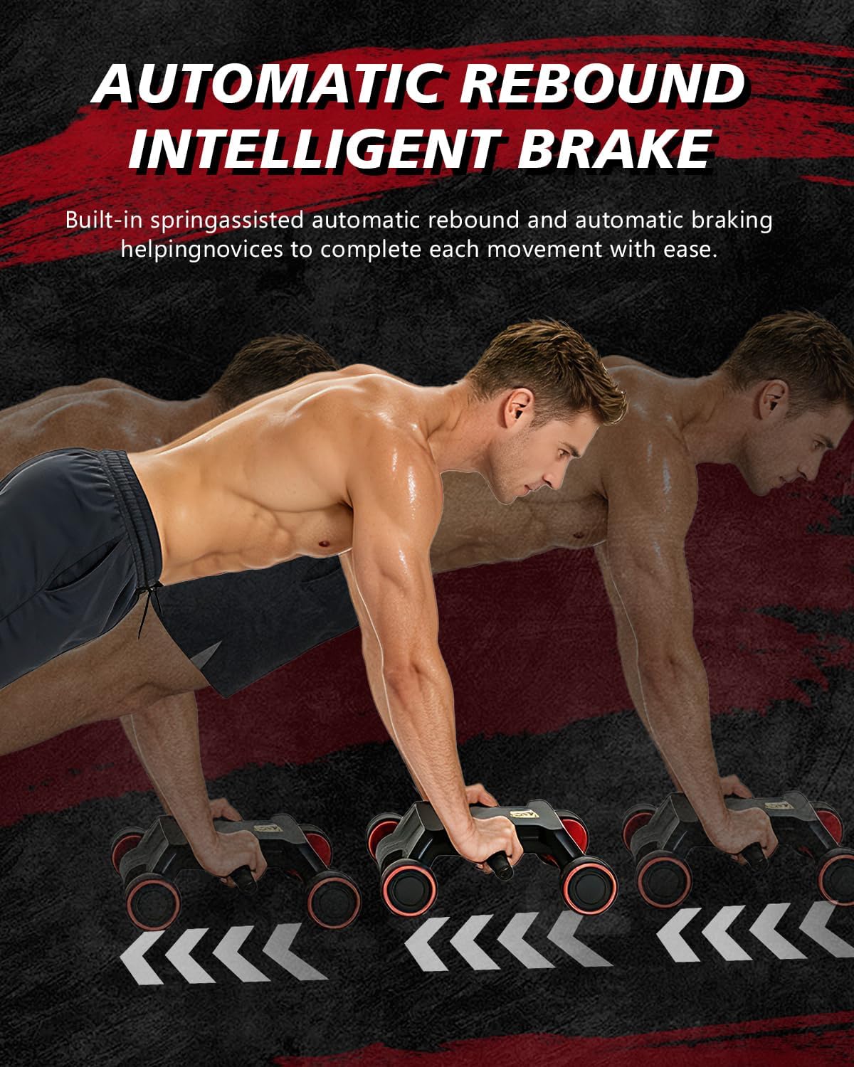 Kółko do ćwiczeń mięśni brzuch – Ab Roller Wheel With Elbow Support recenzja i cena