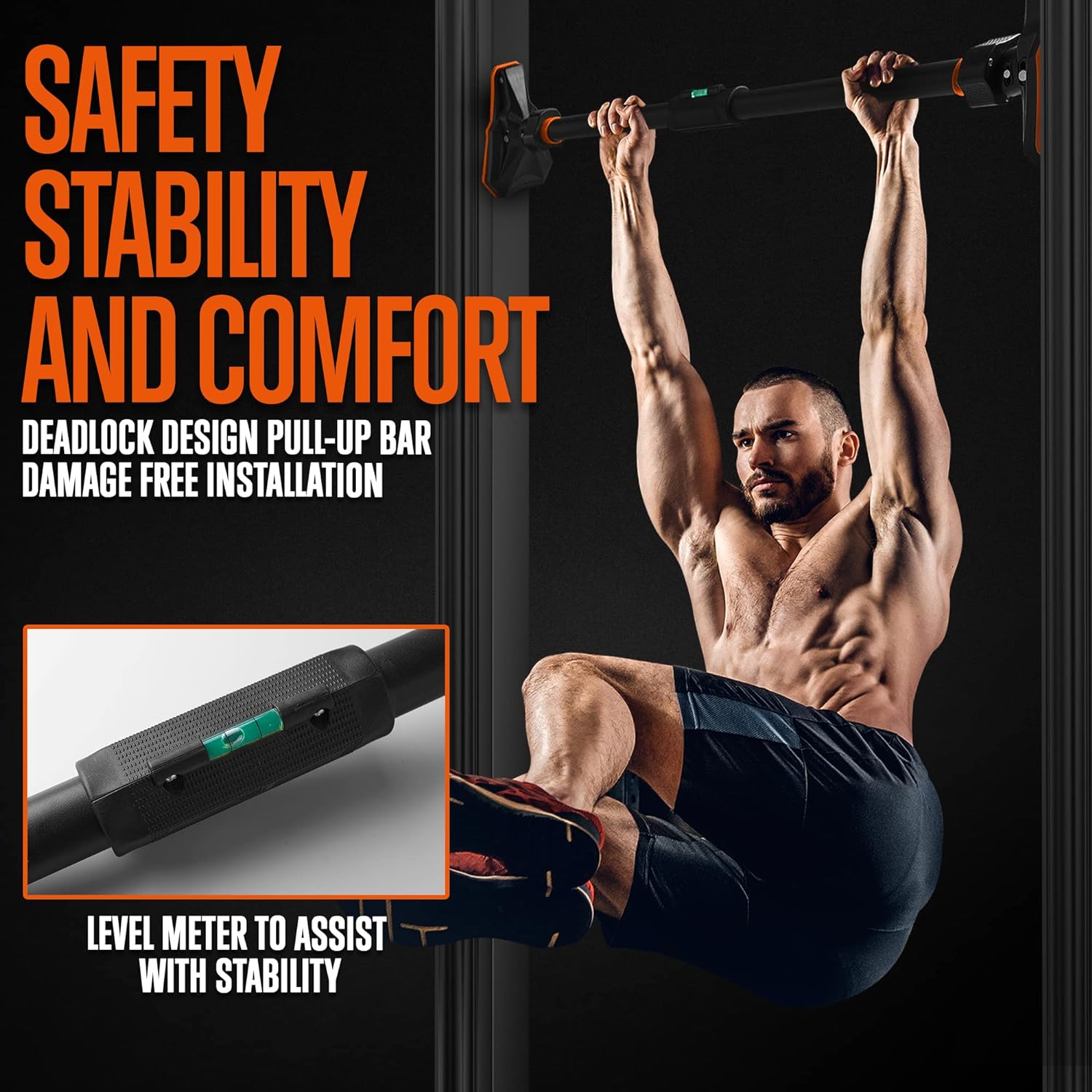 Drążek do podciągania do drzwi – Door Pull Up Bar No Screw recenzja i cena