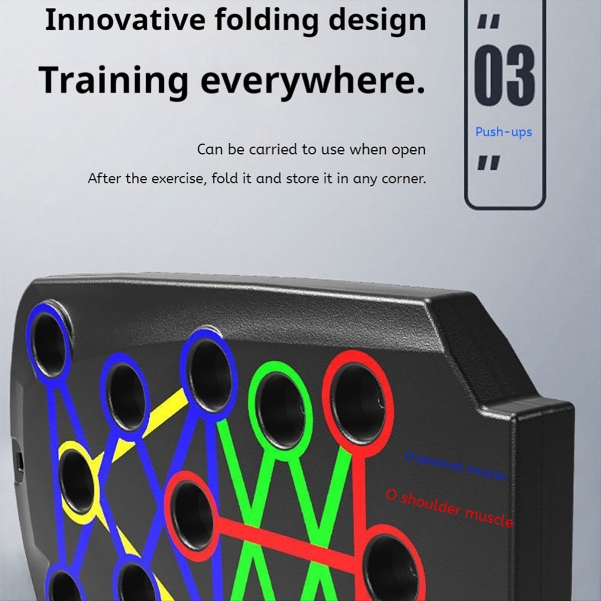 A10R Przenośna Składana Deska  – Push Up Board Foldable Multi Function recenzja i cena