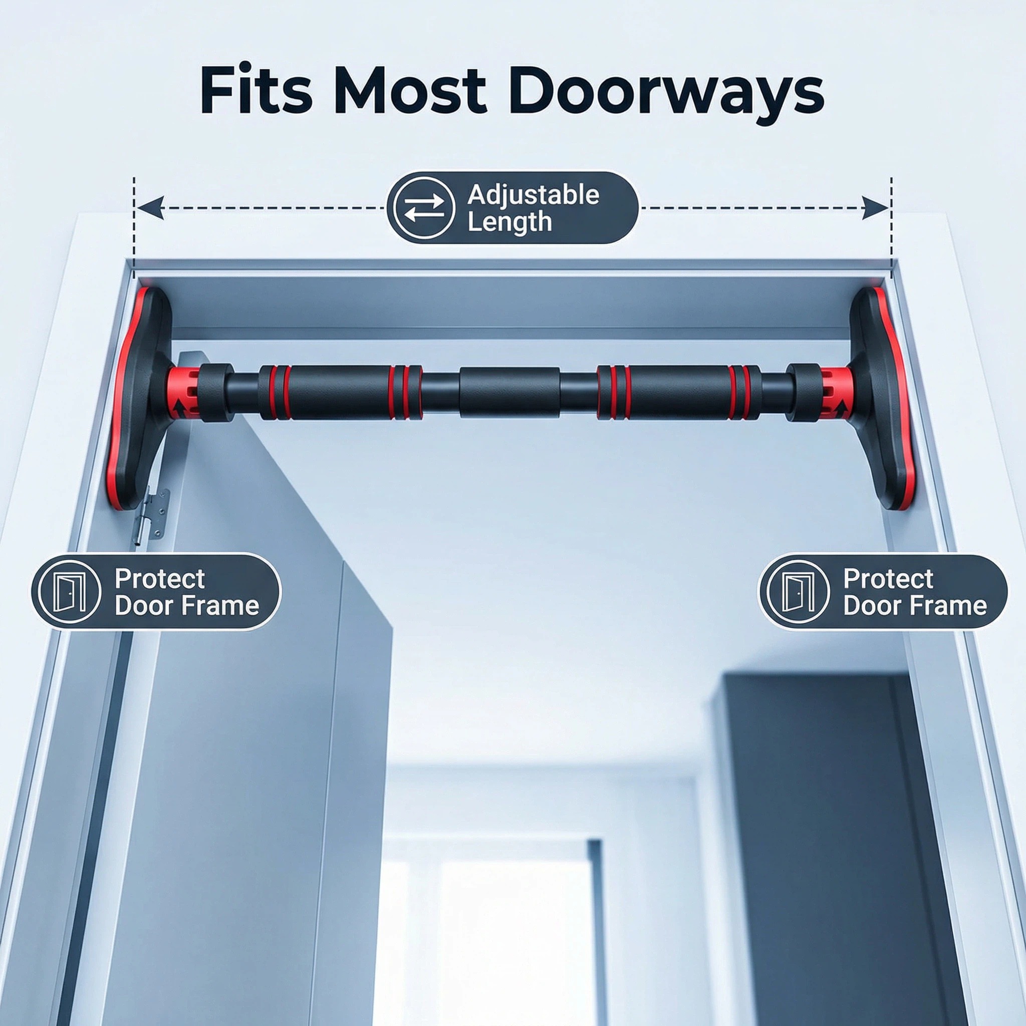 Drążek do podciągania do drzwi – Door Pull Up Bar No Screw recenzja i cena