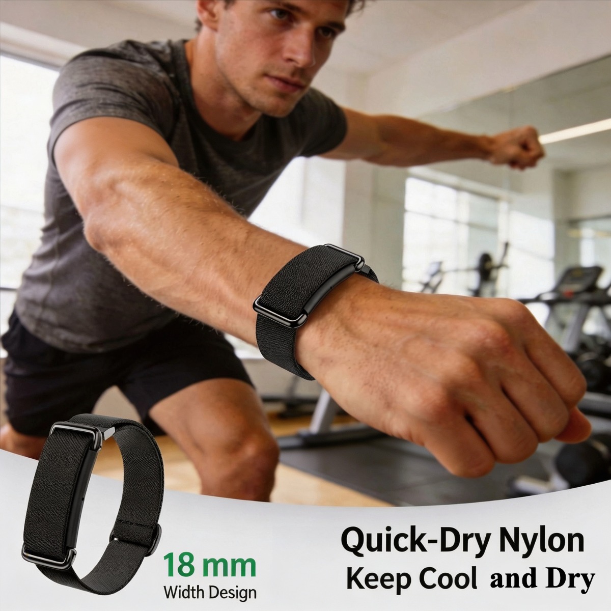Nylonowa opaska na nadgarstek  – Resistance Bands Set With Handles recenzja i cena