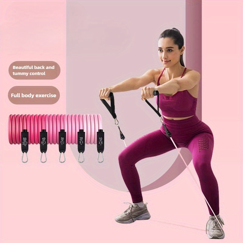 11-częściowy zestaw wzmocniony – Pilates Bar Kit With Resistance Bands recenzja i cena