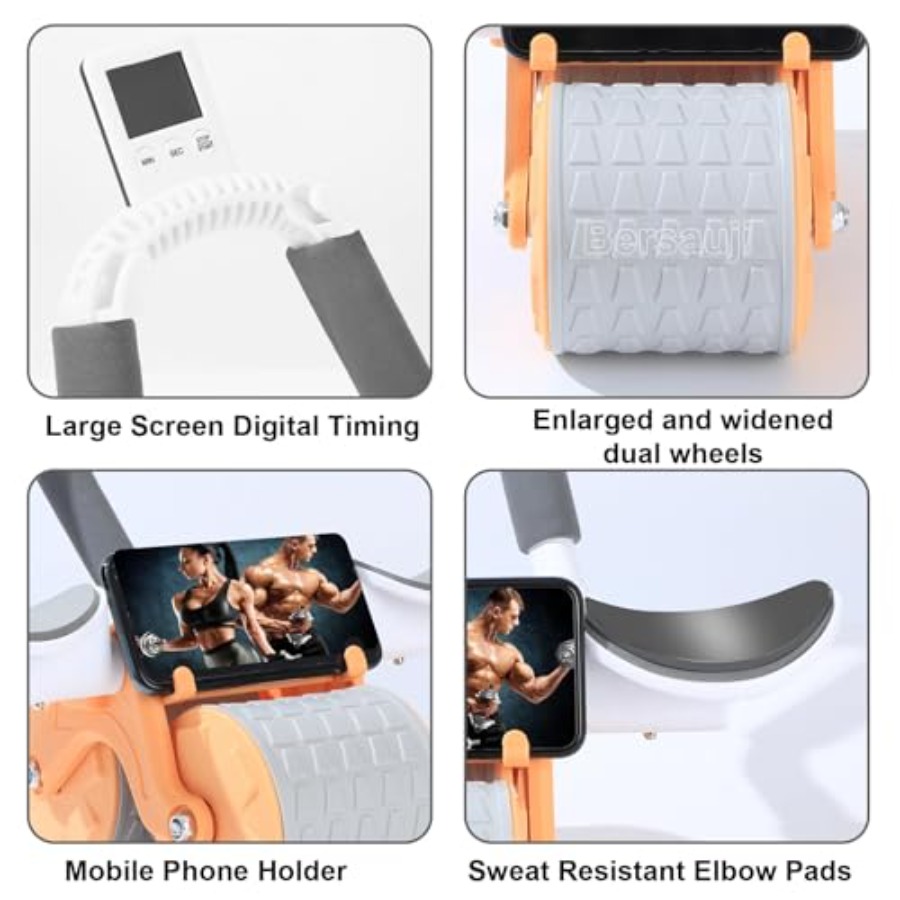 Ulepszone kółko do ćwiczeń mię – Ab Roller Wheel With Elbow Support recenzja i cena