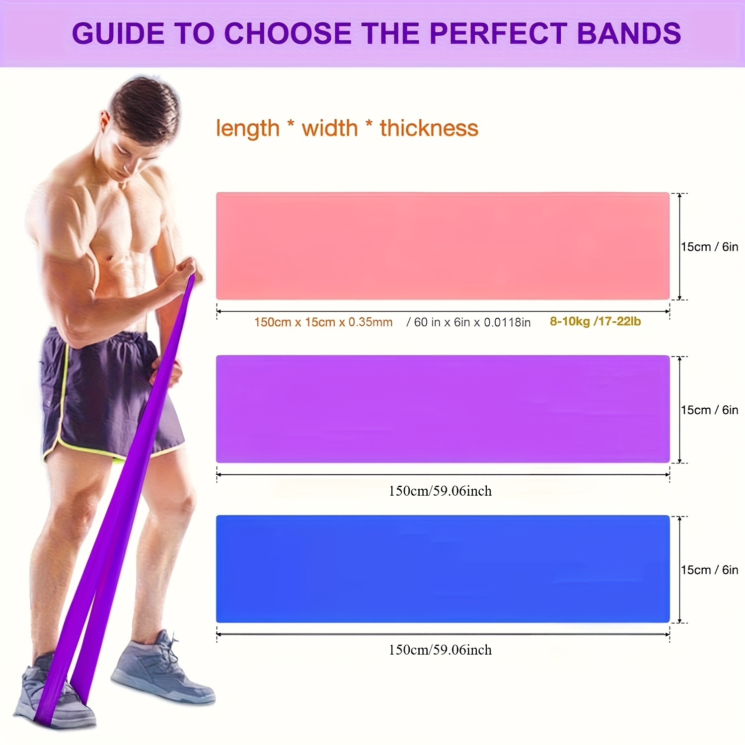 1/3 szt. Gumy oporowe dla kobi – Pilates Bar Kit With Resistance Bands recenzja i cena