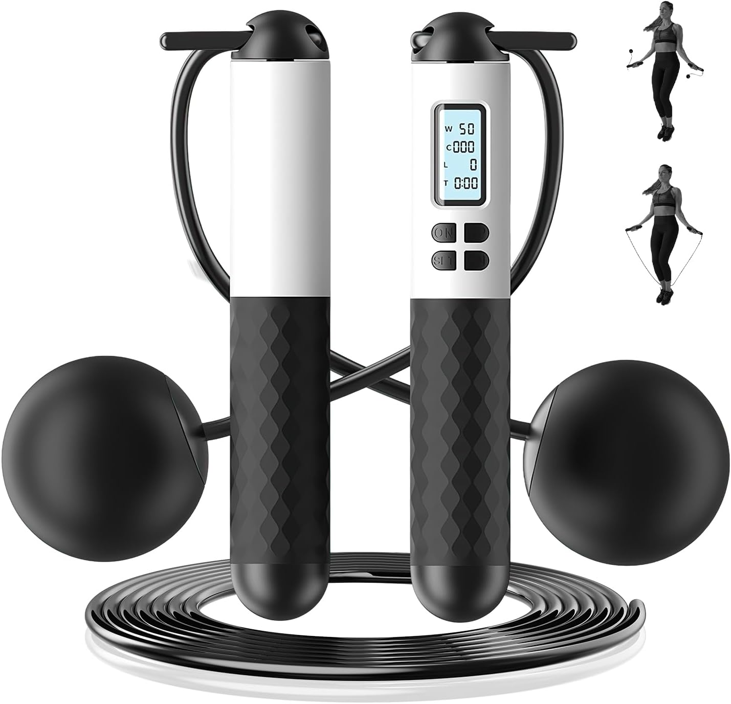 Skakanka bezprzewodowa 6 cm z  – Smart Jump Rope Digital Counter recenzja i cena