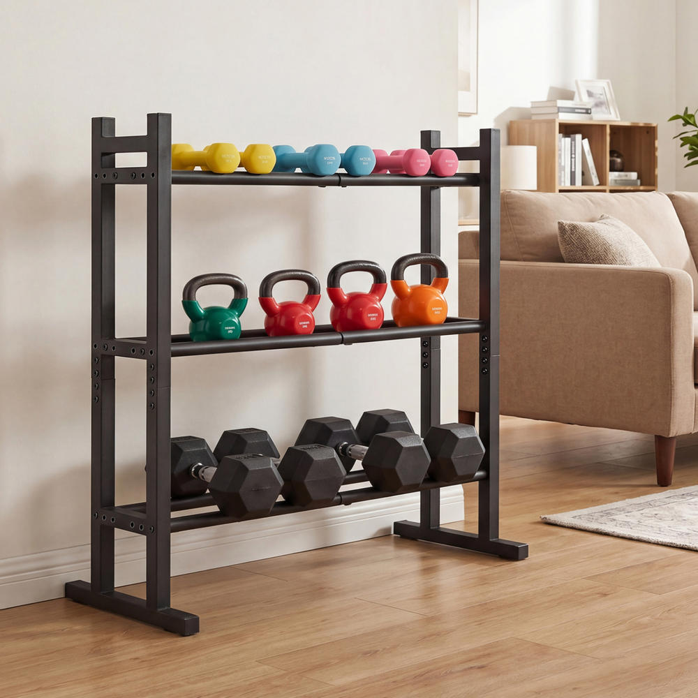 Wytrzymały 3-poziomowy stojak  – Fitness Equipment recenzja i cena