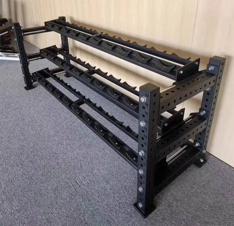 Komercyjny regał na hantle - k – Fitness Equipment recenzja i cena