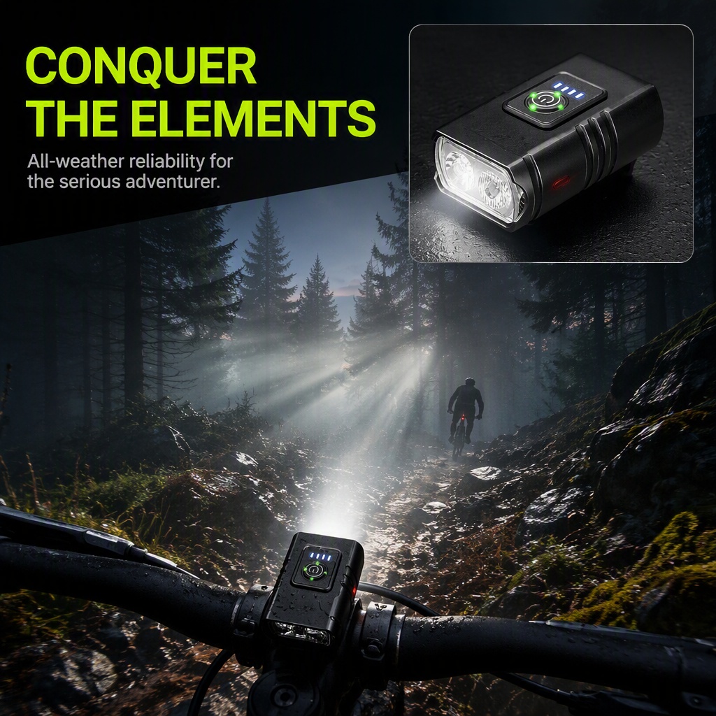 Lampka rowerowa USB ładowalna  – Rechargeable Bicycle Headlight 1000 Lumen recenzja i cena